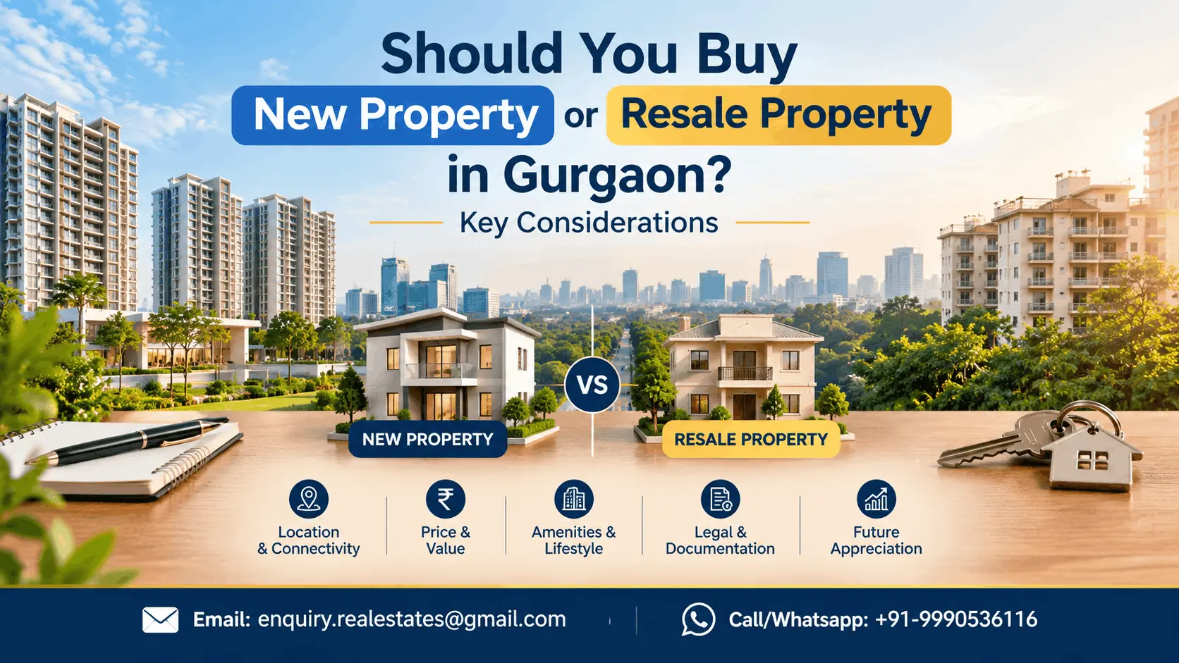 Should You Buy New or Resale Property in Gurgaon Key Considerations